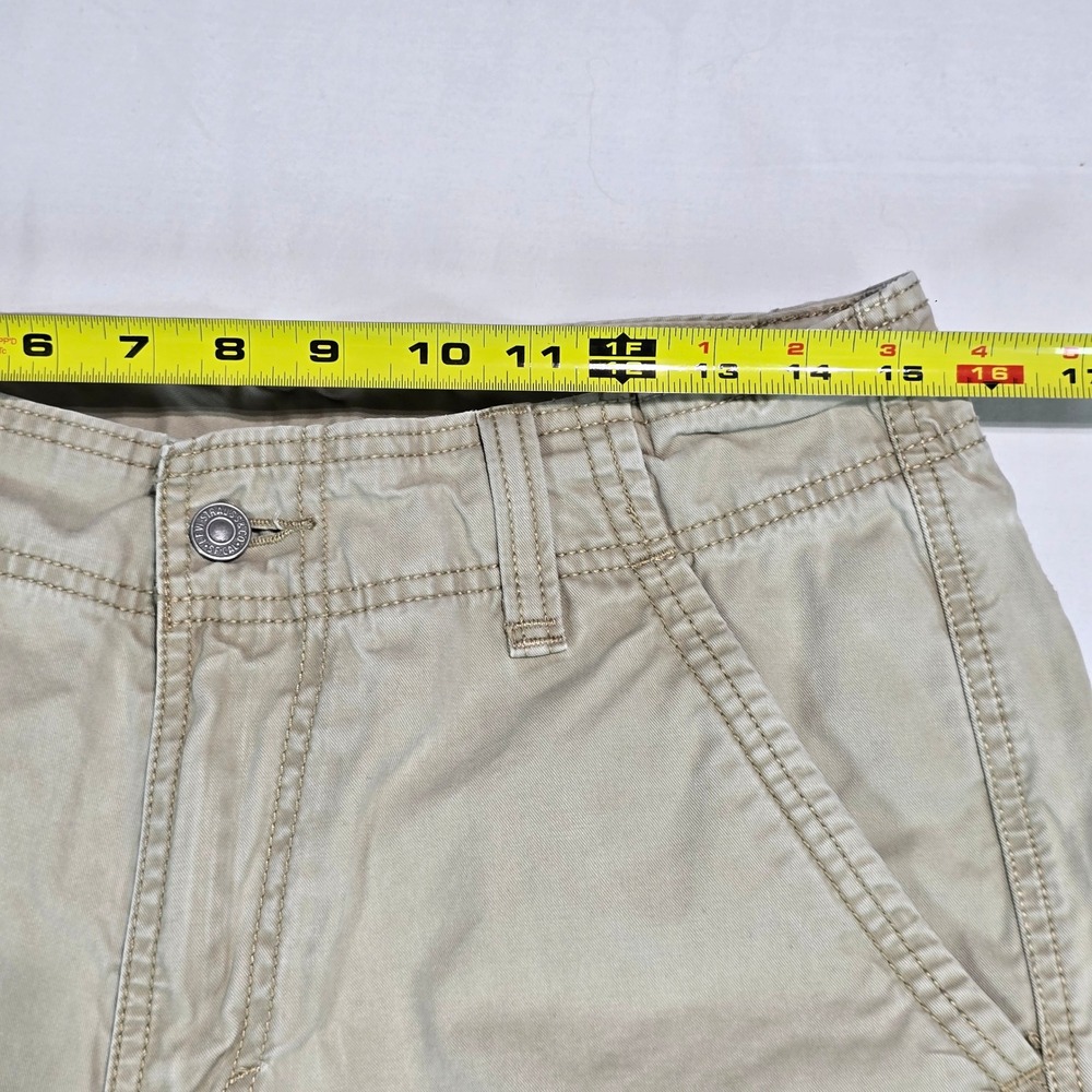 Levis Mens Cargo Shorts Khaki Tan Cotton Multi Pocket Size 31 Utility‎ Casual - Picture 8 of 16